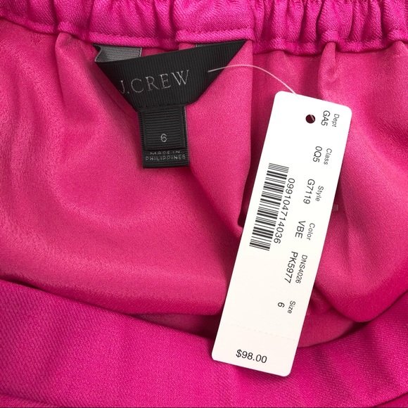 J. Crew Pink Wool Blend Tiered Ruffle Skirt - Picture 9 of 9